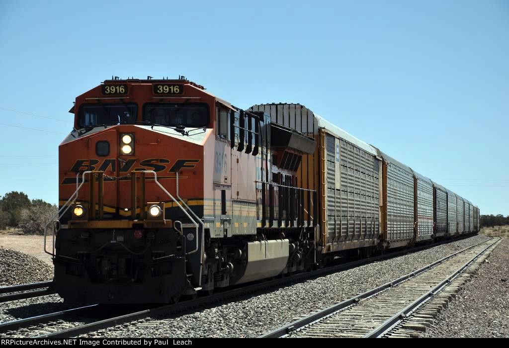 Westbound vehicle train